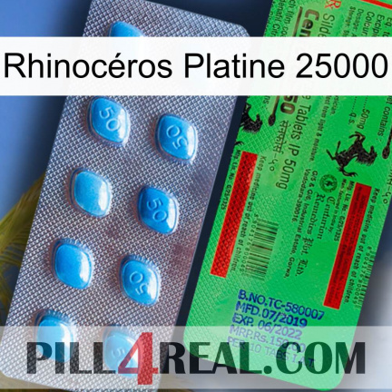 Rhinocéros Platine 25000 new03